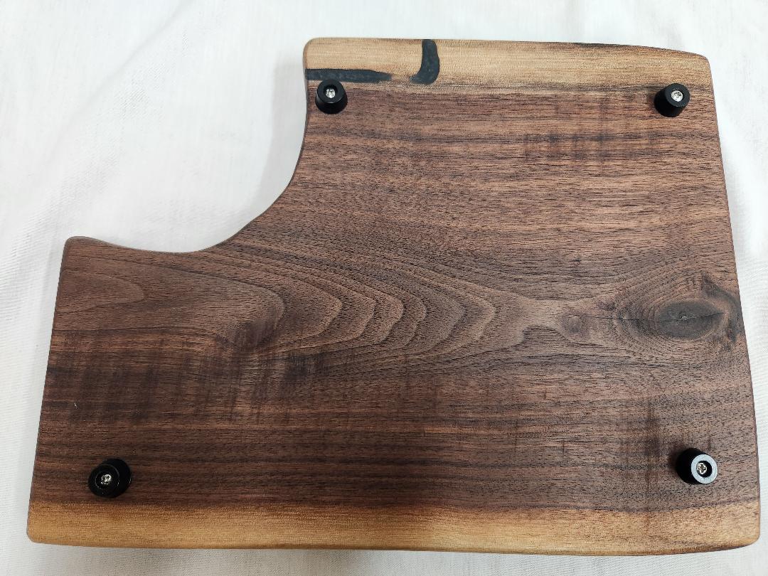 Black Walnut Live Edge Charcuterie & Cheese Board with Serving Bowl