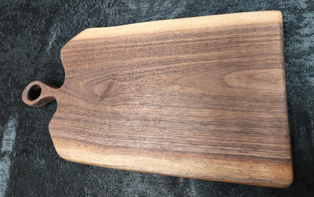 Medium Black Walnut Live Edge Charcuterie & Cheese Board