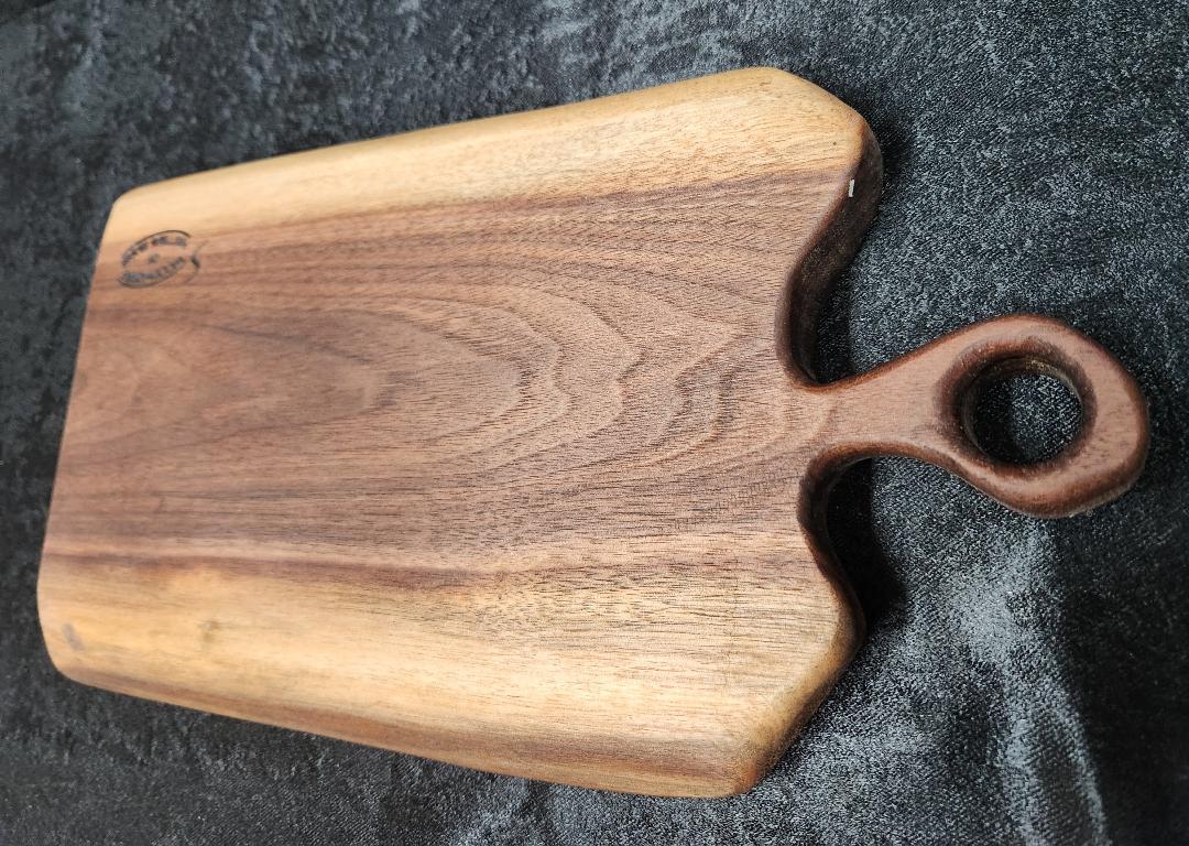 Medium Black Walnut Live Edge Charcuterie & Cheese Board