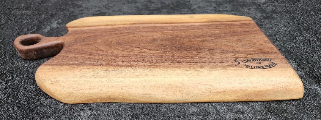 Medium Black Walnut Live Edge Charcuterie & Cheese Board