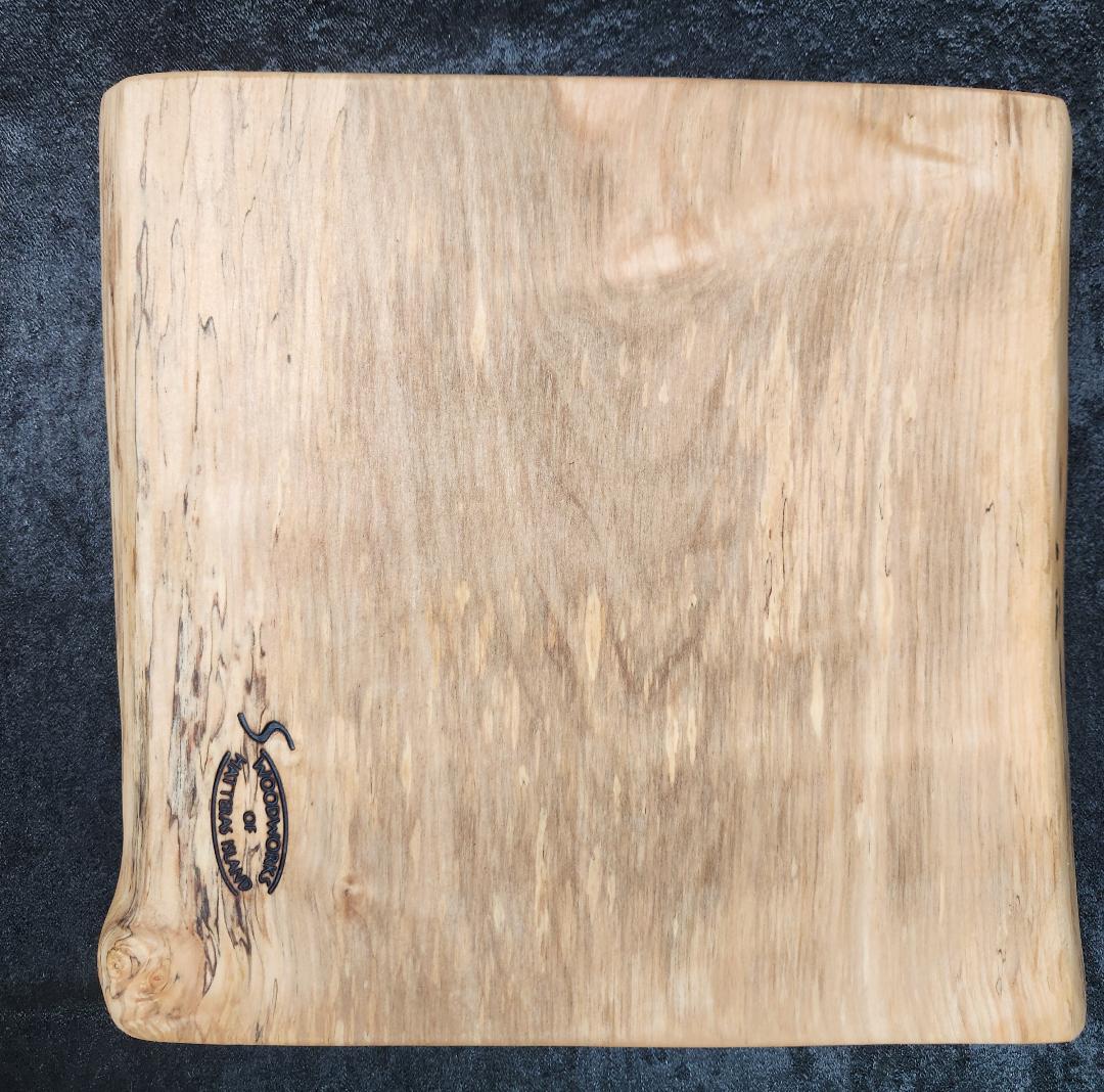 White Oak Live Edge Charcuterie & Cheese Board