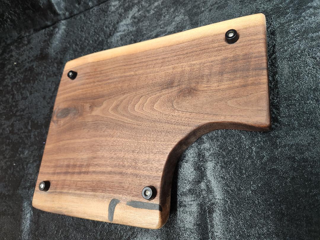 Black Walnut Live Edge Charcuterie & Cheese Board with Serving Bowl