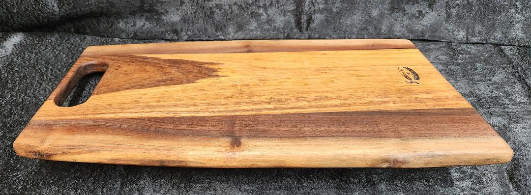 Texas Oak and Black Walnut Live Edge Charcuterie and Cheese Board