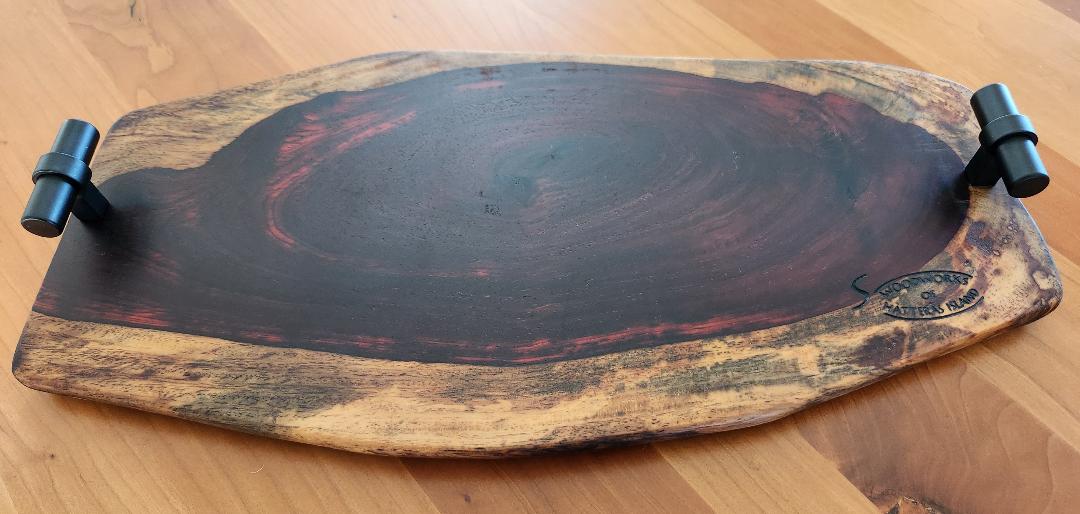 Live Edge Cocobolo Snack Board