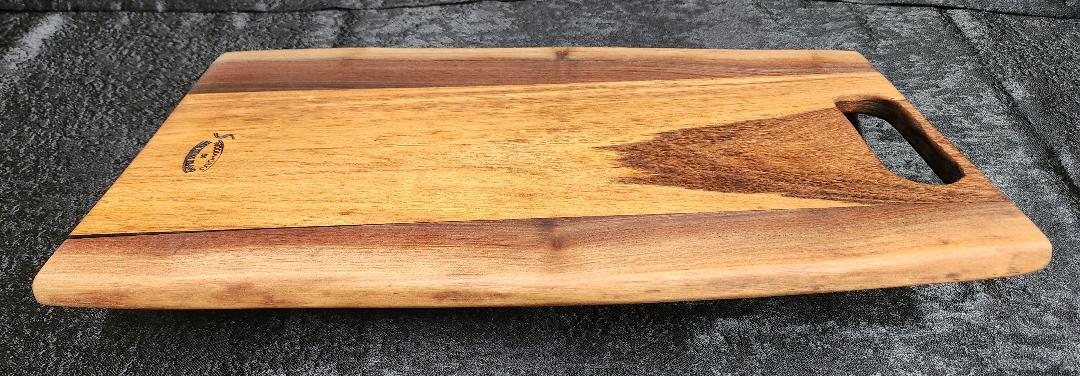 Texas Oak and Black Walnut Live Edge Charcuterie and Cheese Board