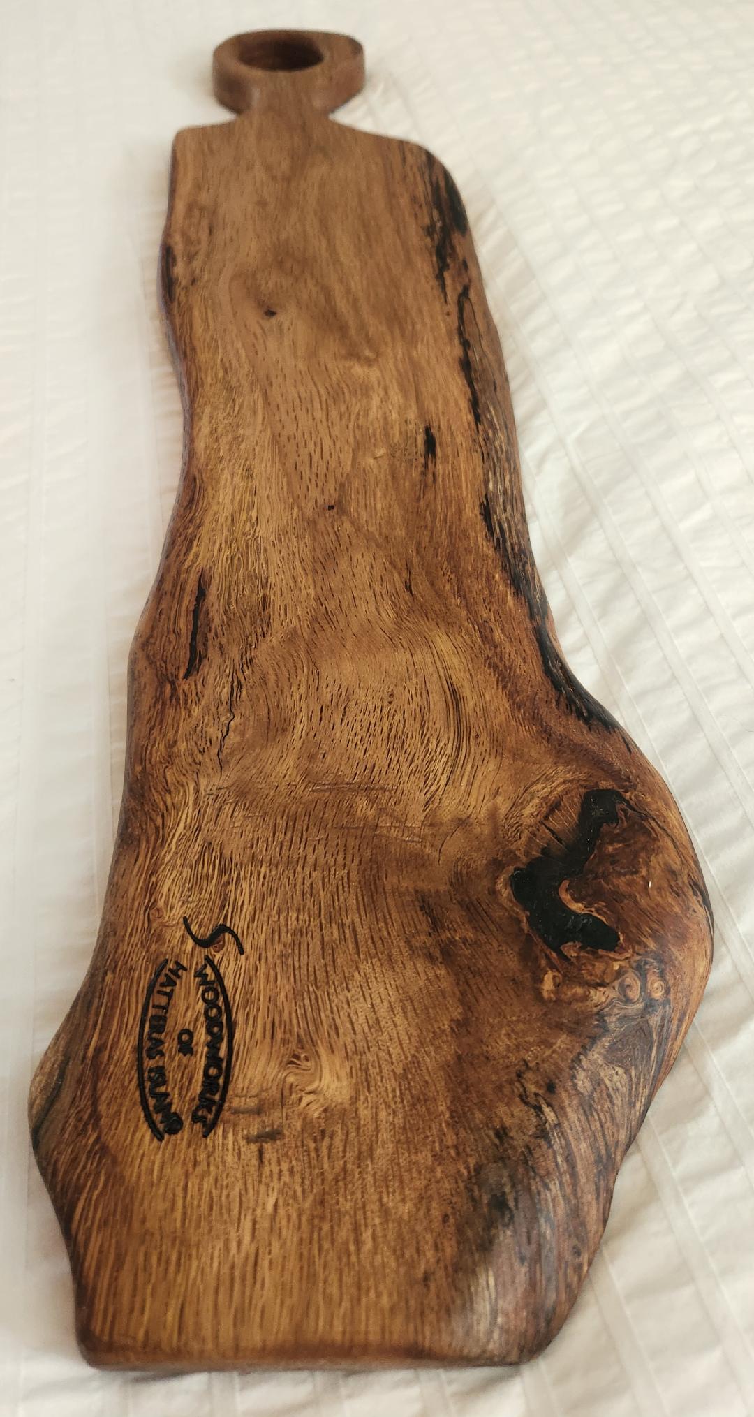Rustic Live Edge Charcuterie & Cheese Board
