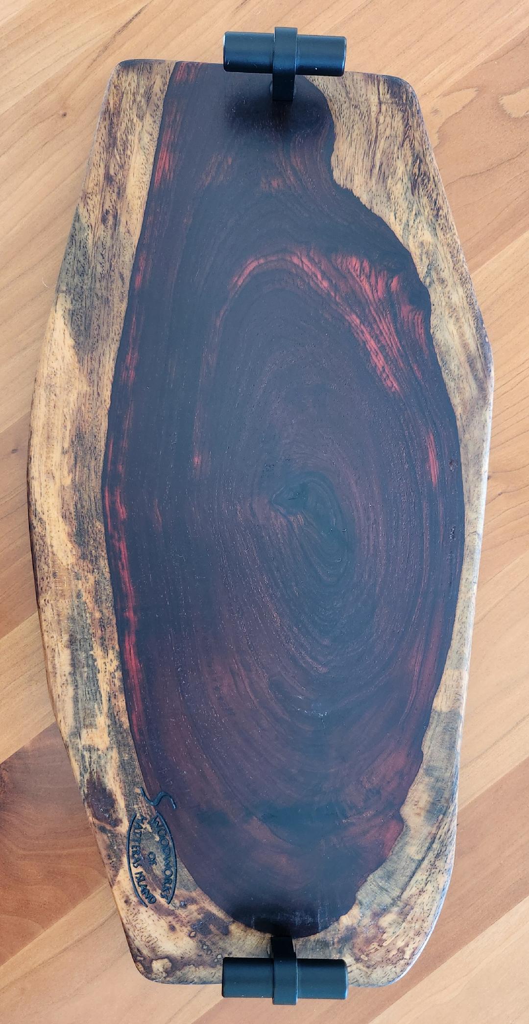 Live Edge Cocobolo Snack Board