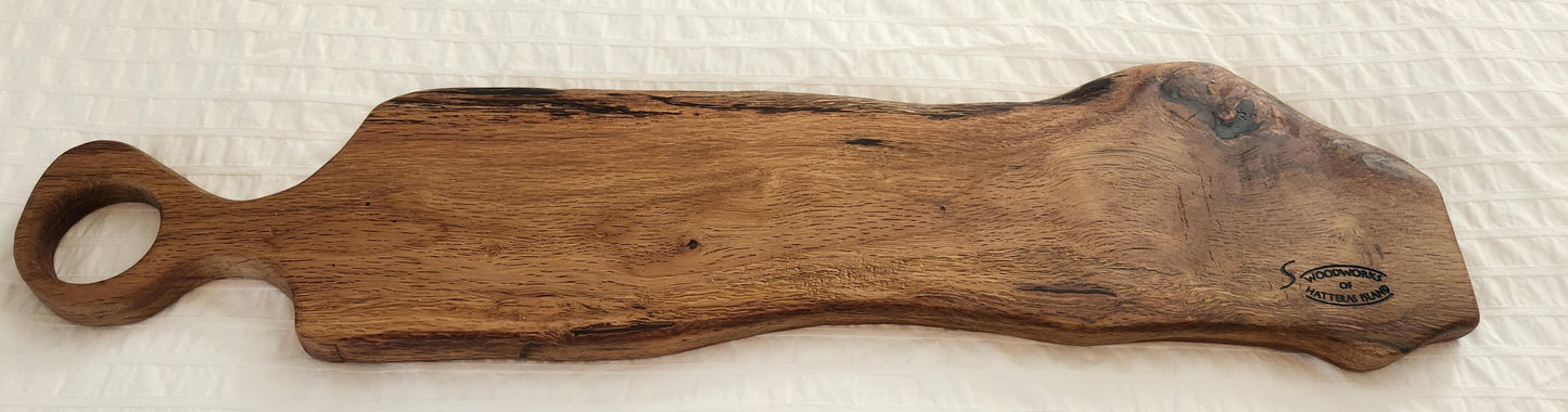 Rustic Live Edge Charcuterie & Cheese Board
