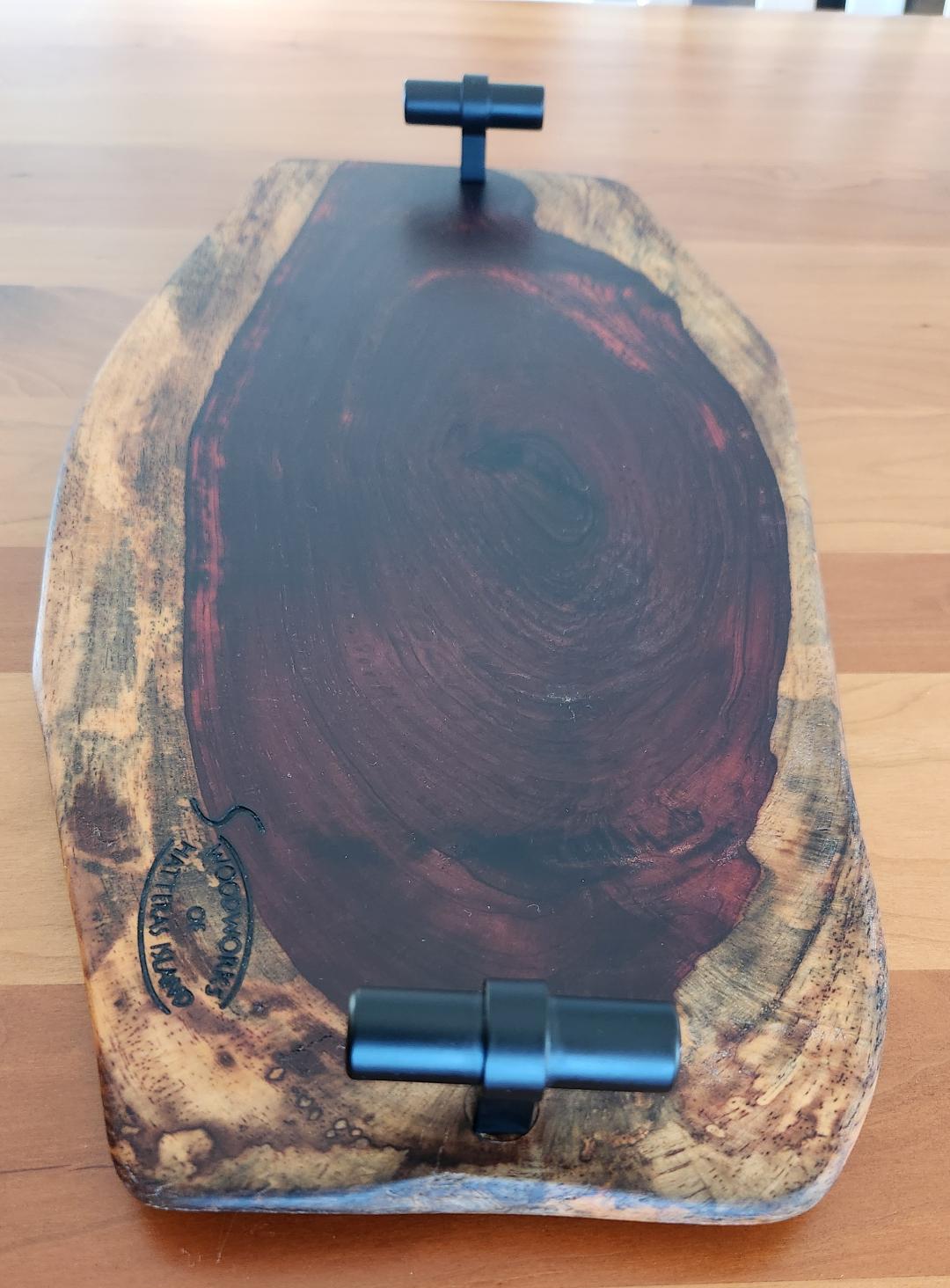 Live Edge Cocobolo Snack Board