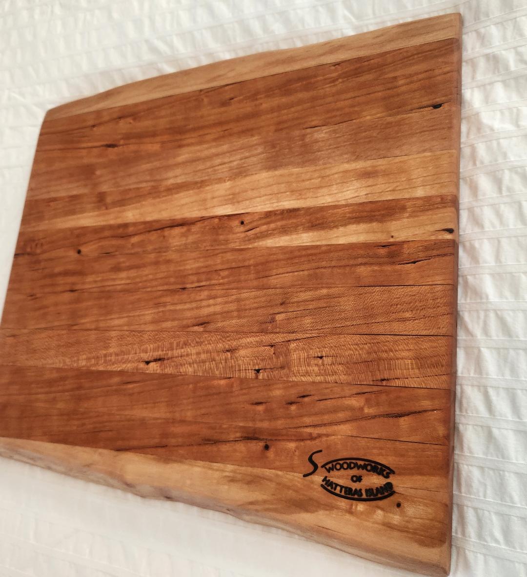 Cherry Live Edge Cutting Board
