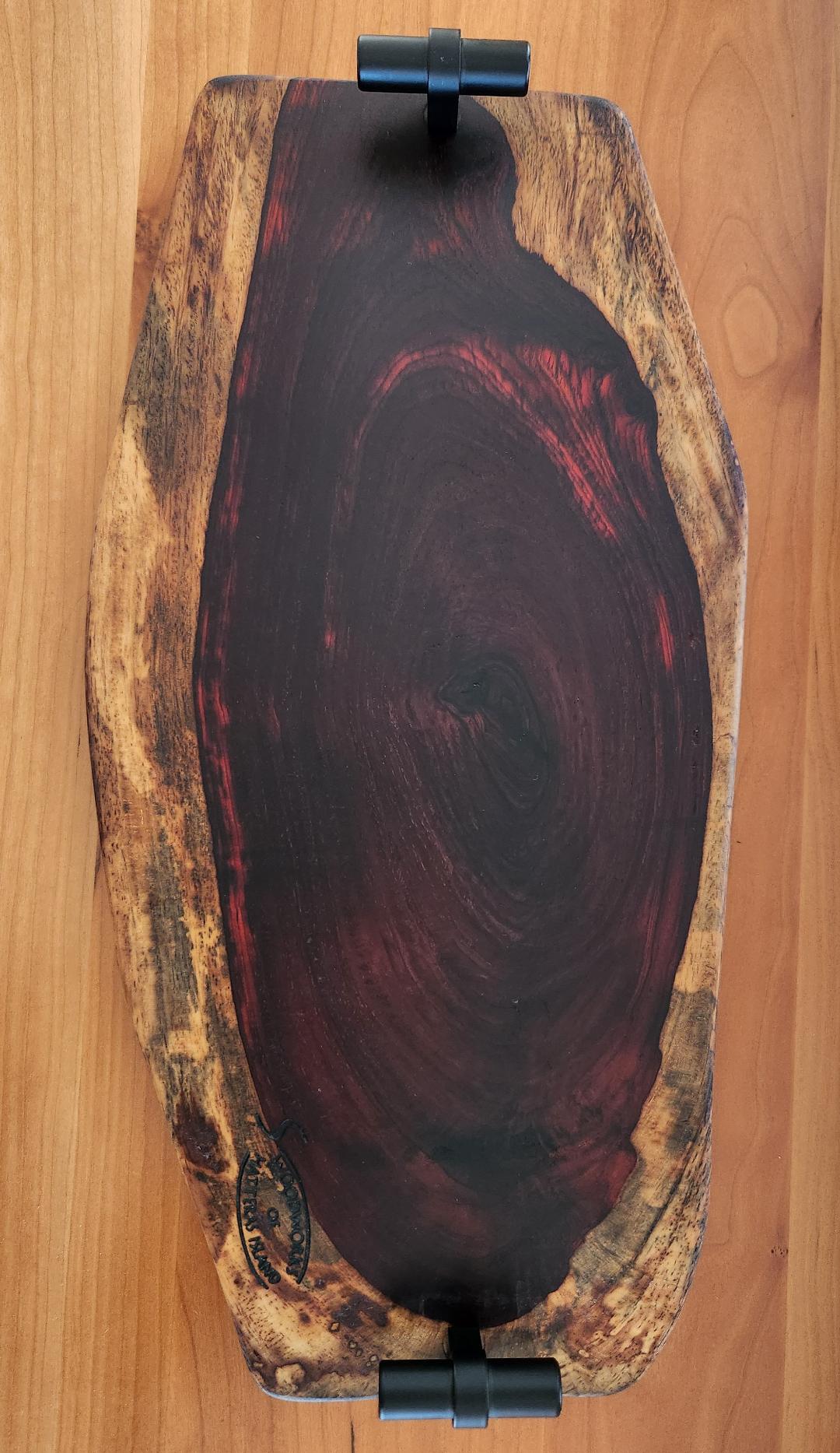 Live Edge Cocobolo Snack Board