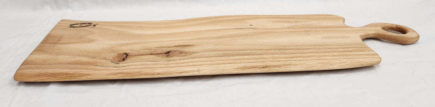 Live Edge Red Oak Charcuterie & Cheese Board