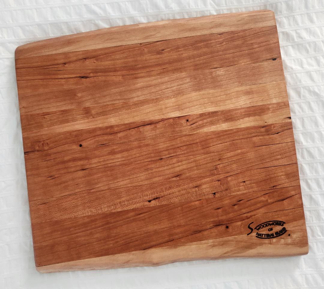 Cherry Live Edge Cutting Board