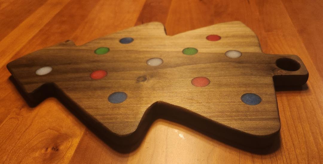 Poplar Christmas Tree Snack Board