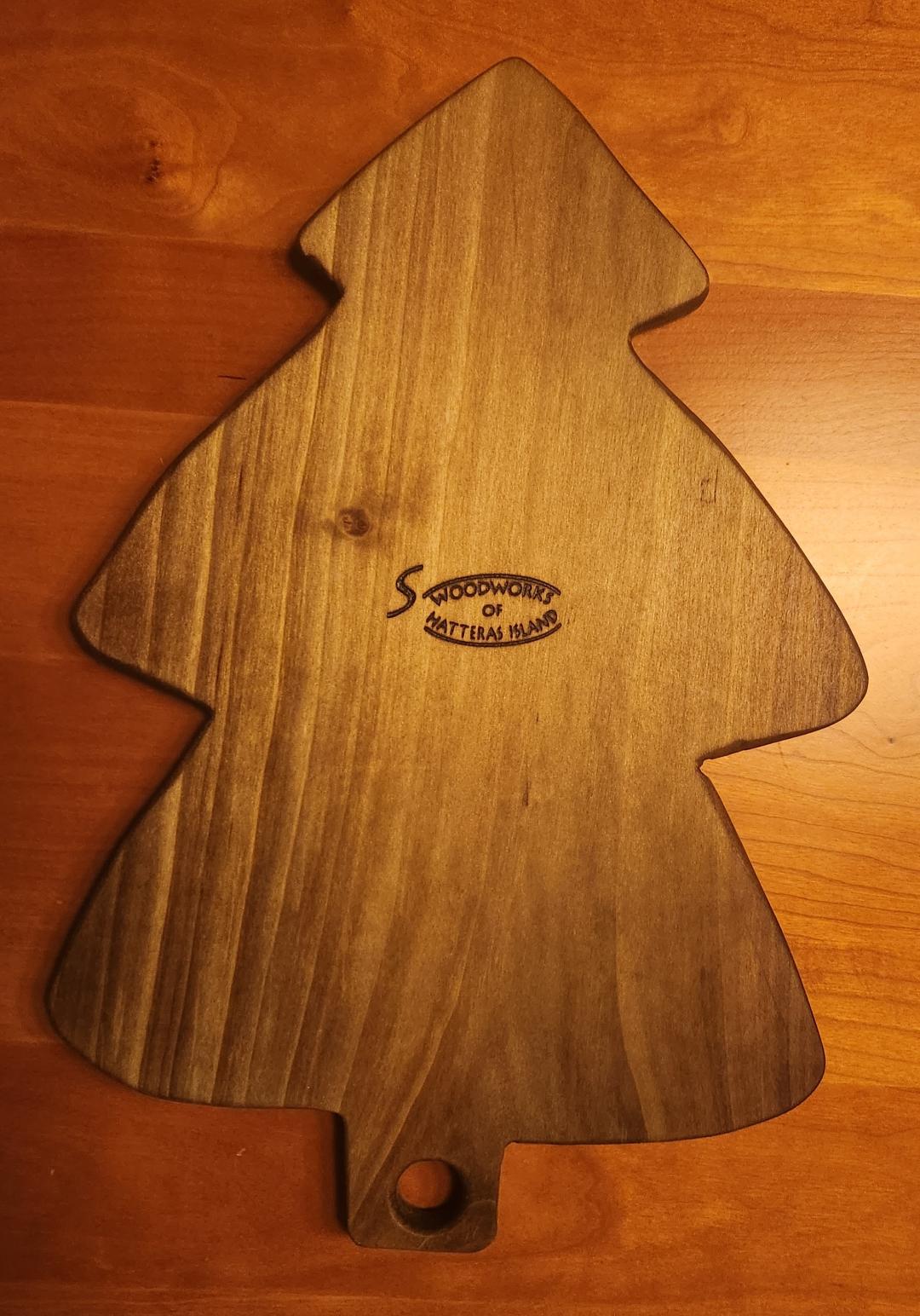 Poplar Christmas Tree Snack Board