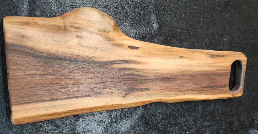 Large Black Walnut Live Edge Charcuterie & Cheese Board