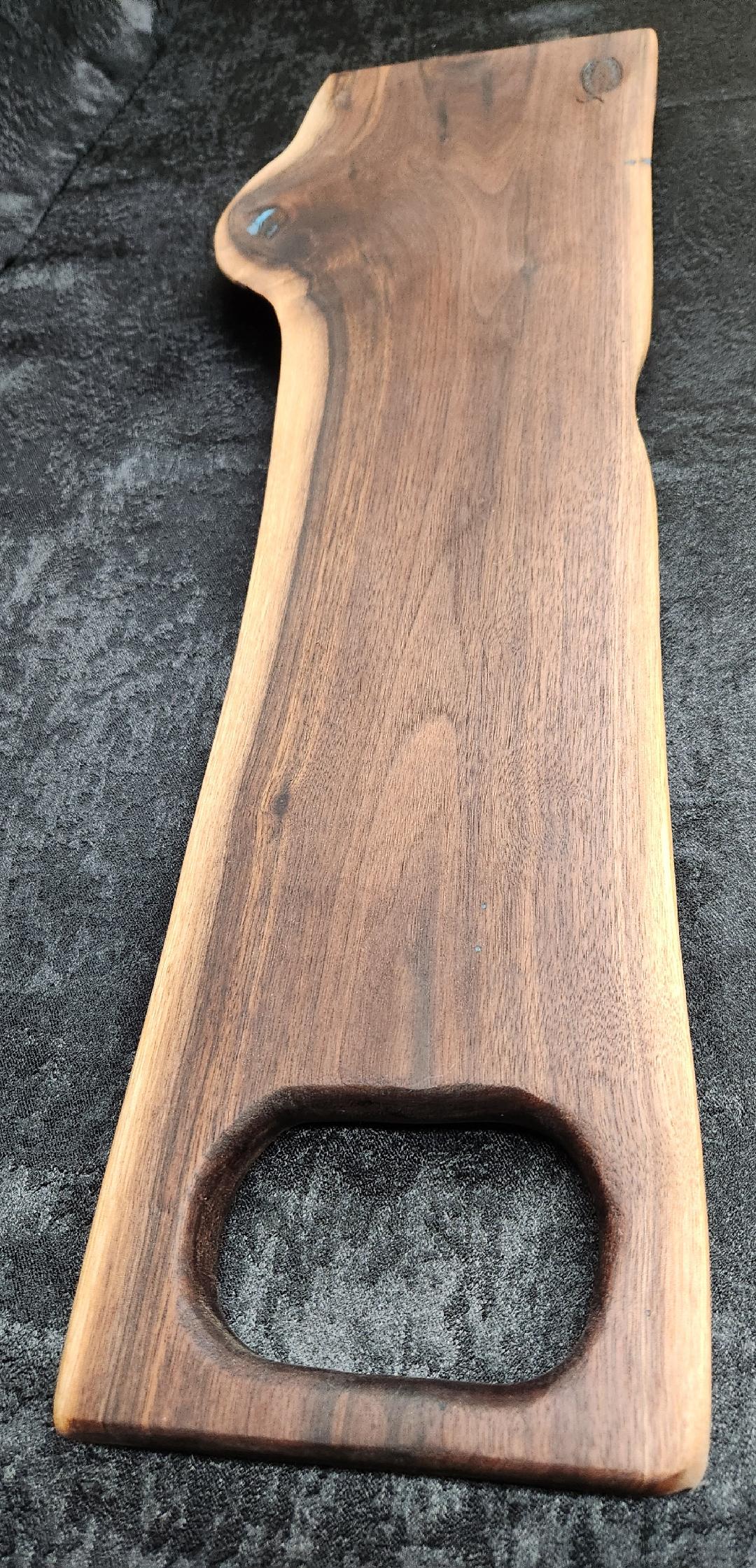 Large Black Walnut Live Edge Charcuterie & Cheese Board