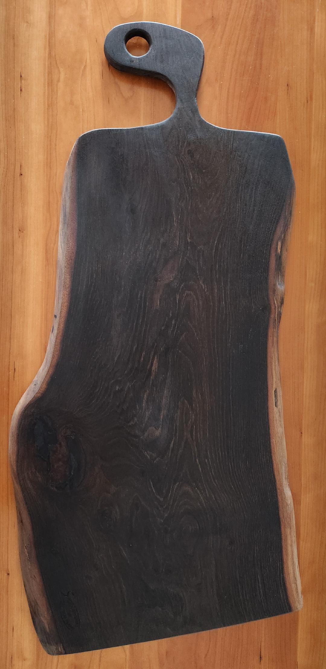 Live Edge Black Walnut Charcuterie Board