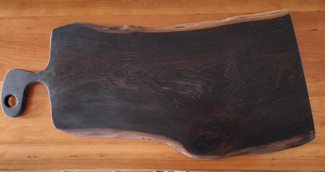 Live Edge Black Walnut Charcuterie Board