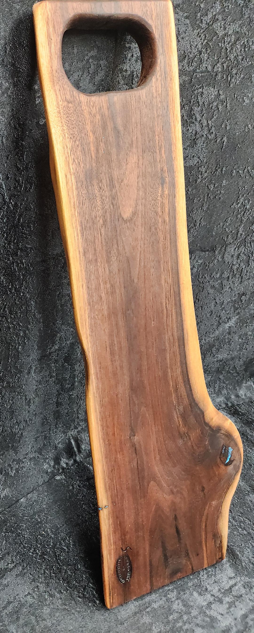 Large Black Walnut Live Edge Charcuterie & Cheese Board