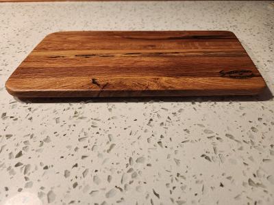 Simple Red Oak Charcuterie & Cheese Board