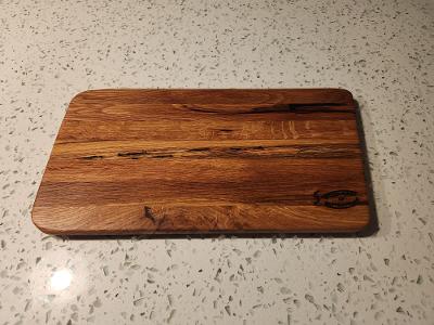 Simple Red Oak Charcuterie & Cheese Board