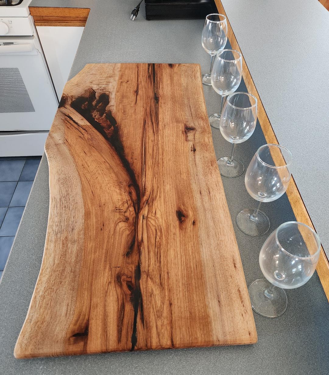 Live Edge Pecan Charcuterie Board