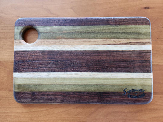 Bread Board (Black Walnut, Texas Oak, Poplar and Red Oak)