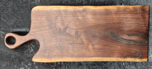 Live Edge Charcuterie/Cheese Board (Black Walnut)