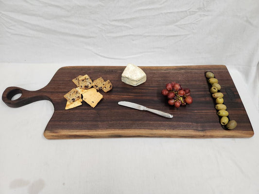 Live Edge Charcuterie/Cheese Board (Black Walnut)