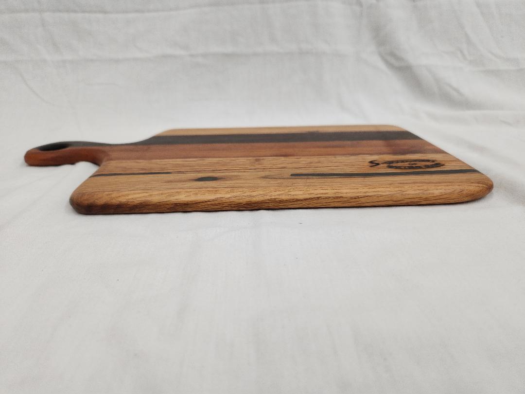 Bread Board (Red Oak, Black Walnut and unknown hardwood species)