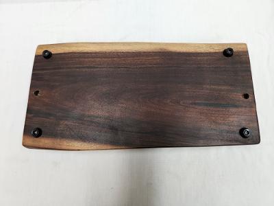 Live Edge Beverage Board -4 Glass (Black Walnut)