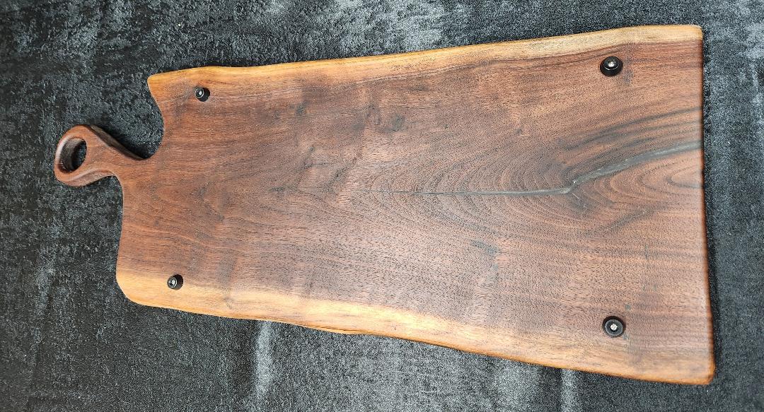 Live Edge Charcuterie/Cheese Board (Black Walnut)