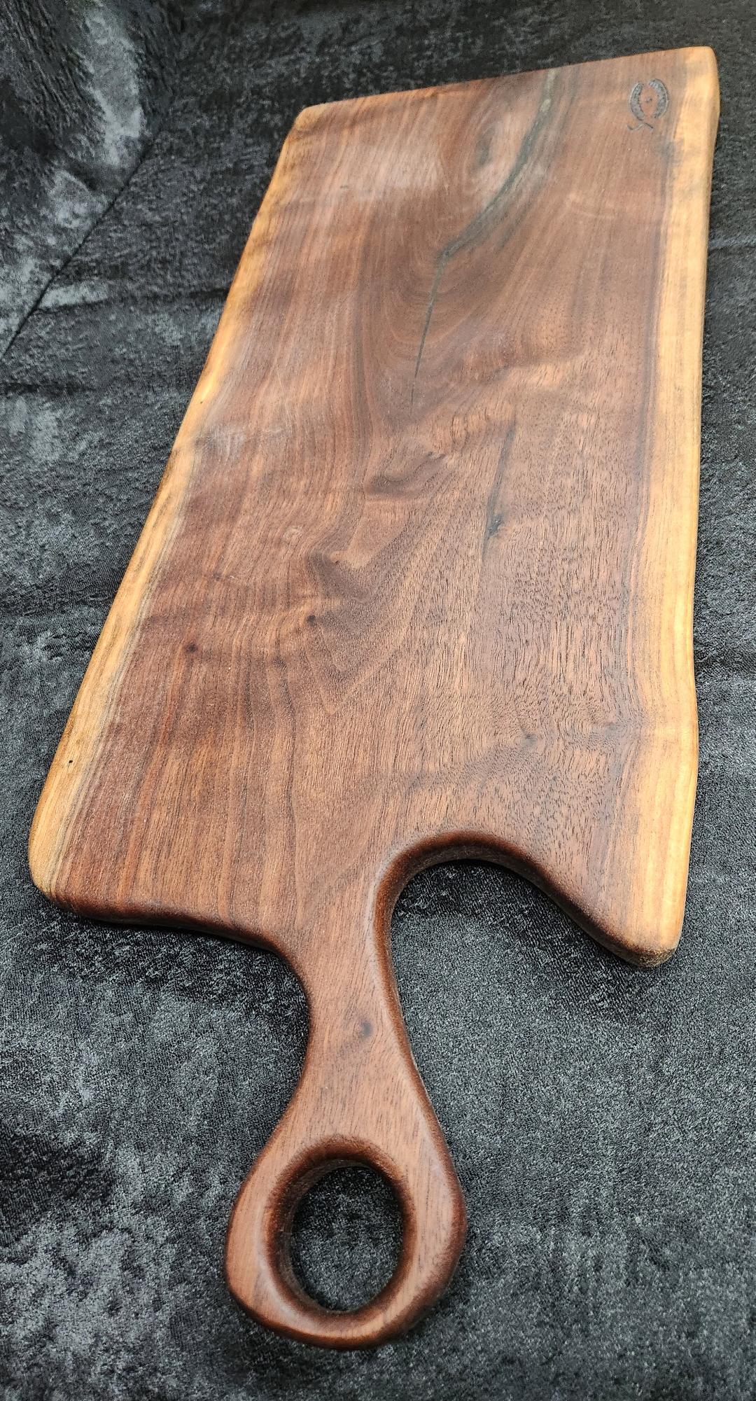 Live Edge Charcuterie/Cheese Board (Black Walnut)