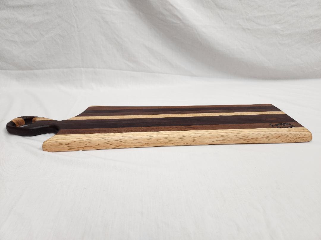 Live Edge Charcuterie/Cheese Board (Black Walnut, Texas Oak and Red Oak)