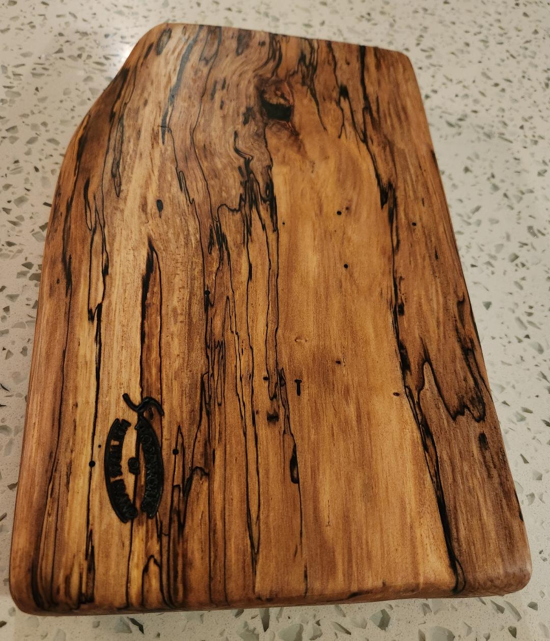 Live Edge Charcuterie/Cheese Board (Spalted Maple)