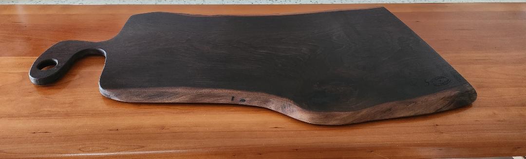 Live Edge Charcuterie Board (Black Walnut)