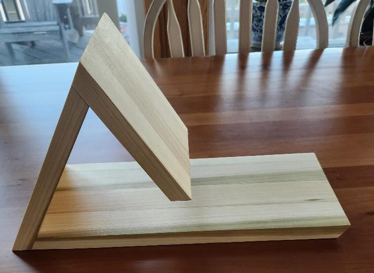 Poplar Wood Book Holder