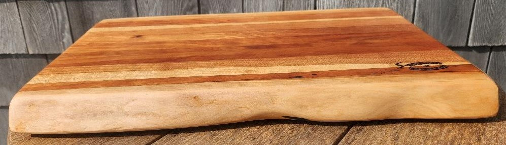Handcrafted Cherry Cutting Board with Live Edge