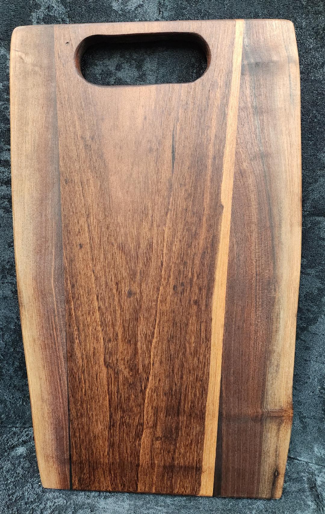 Live Edge Charcuterie/Cheese Board (Texas Oak and Black Walnut)