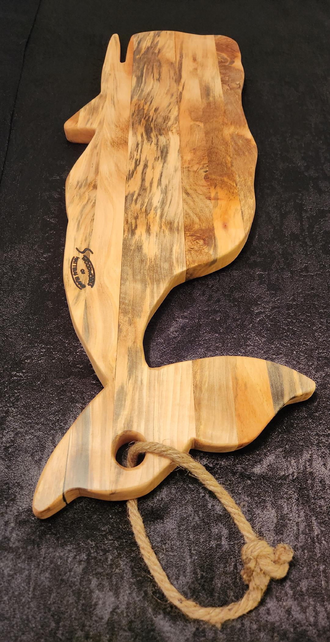 Whale Charcuterie/Cheese Board (Maple)