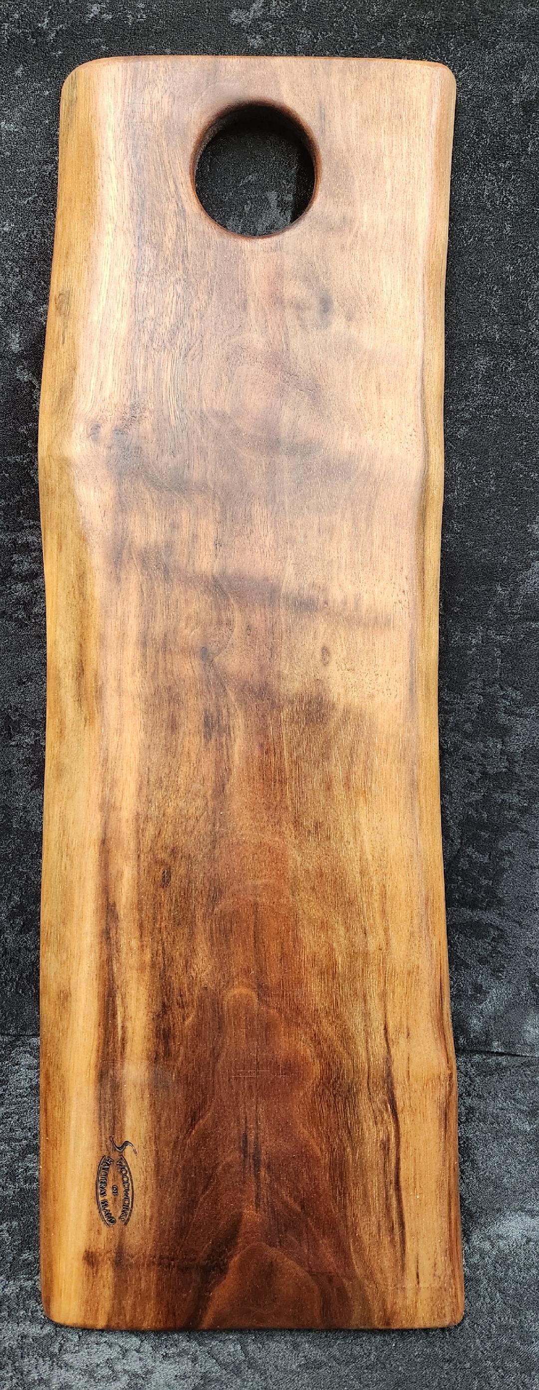 Live Edge Charcuterie Board (Black Walnut) *