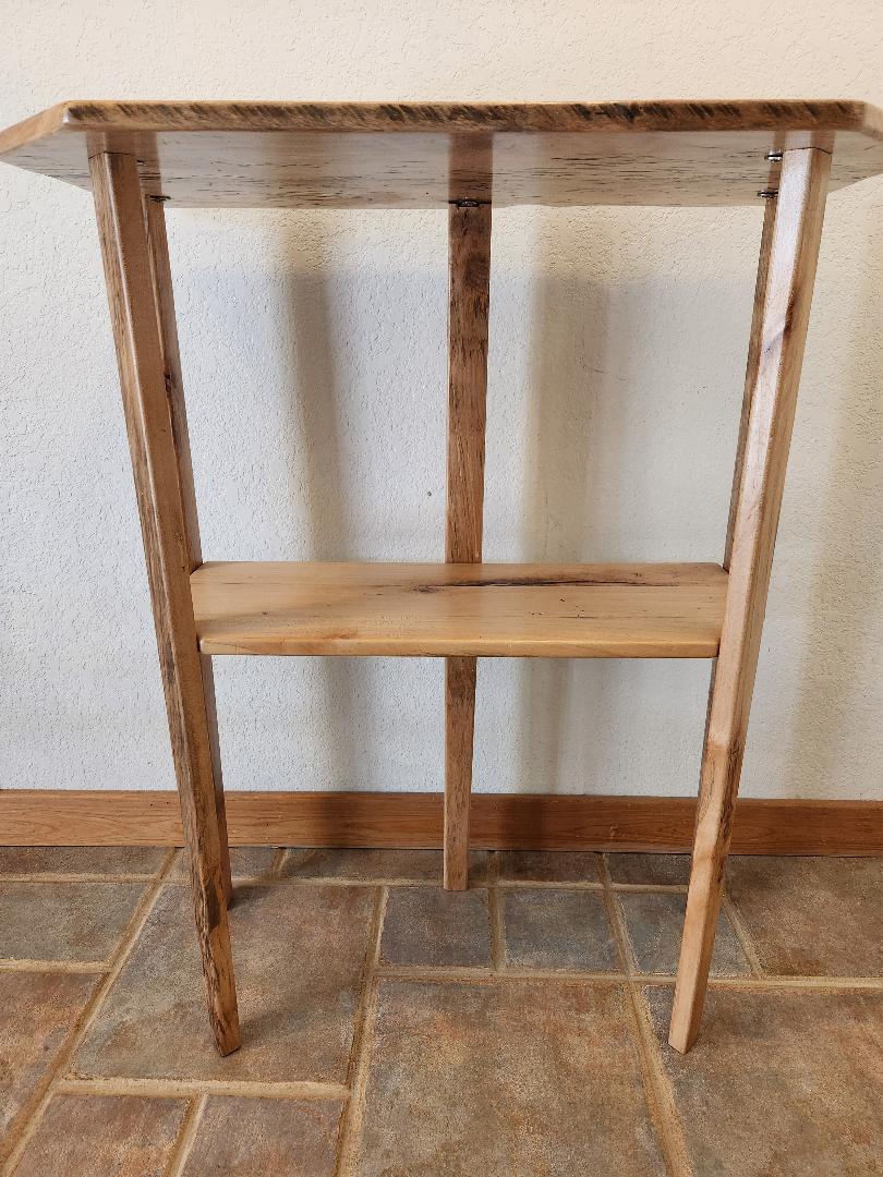 Maple Two-Tier Entryway Table