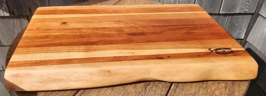 Handcrafted Cherry Cutting Board with Live Edge