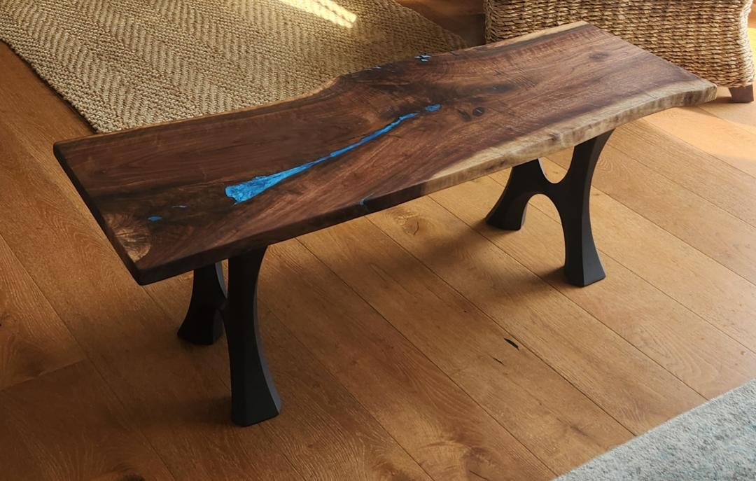 Live Edge  Coffee Table (Black Walnut)