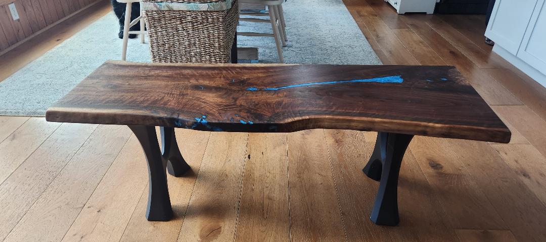 Live Edge  Coffee Table (Black Walnut)