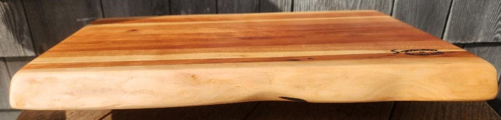 Handcrafted Cherry Cutting Board with Live Edge