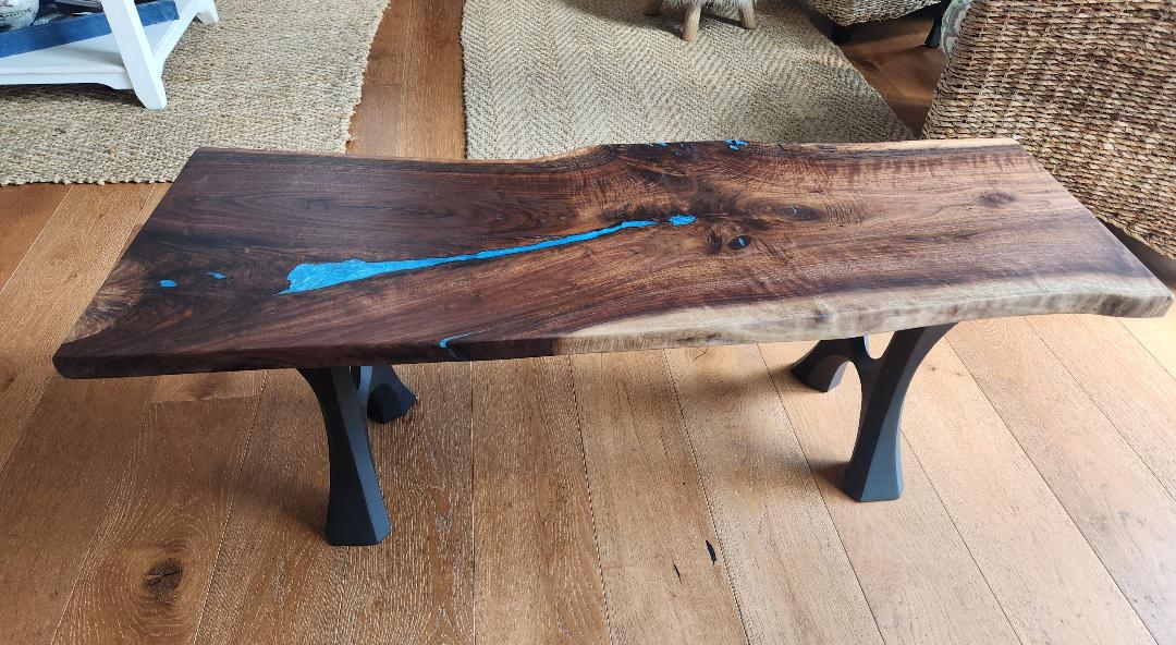 Live Edge  Coffee Table (Black Walnut)