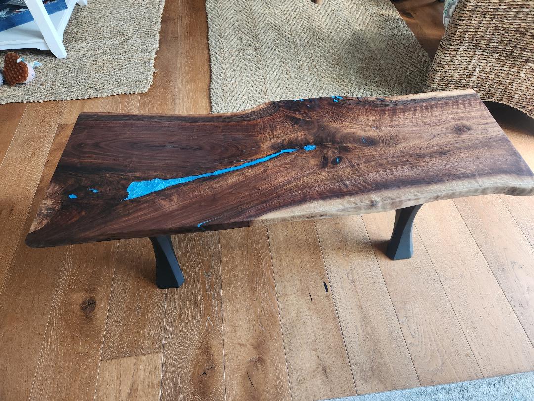 Live Edge  Coffee Table (Black Walnut)