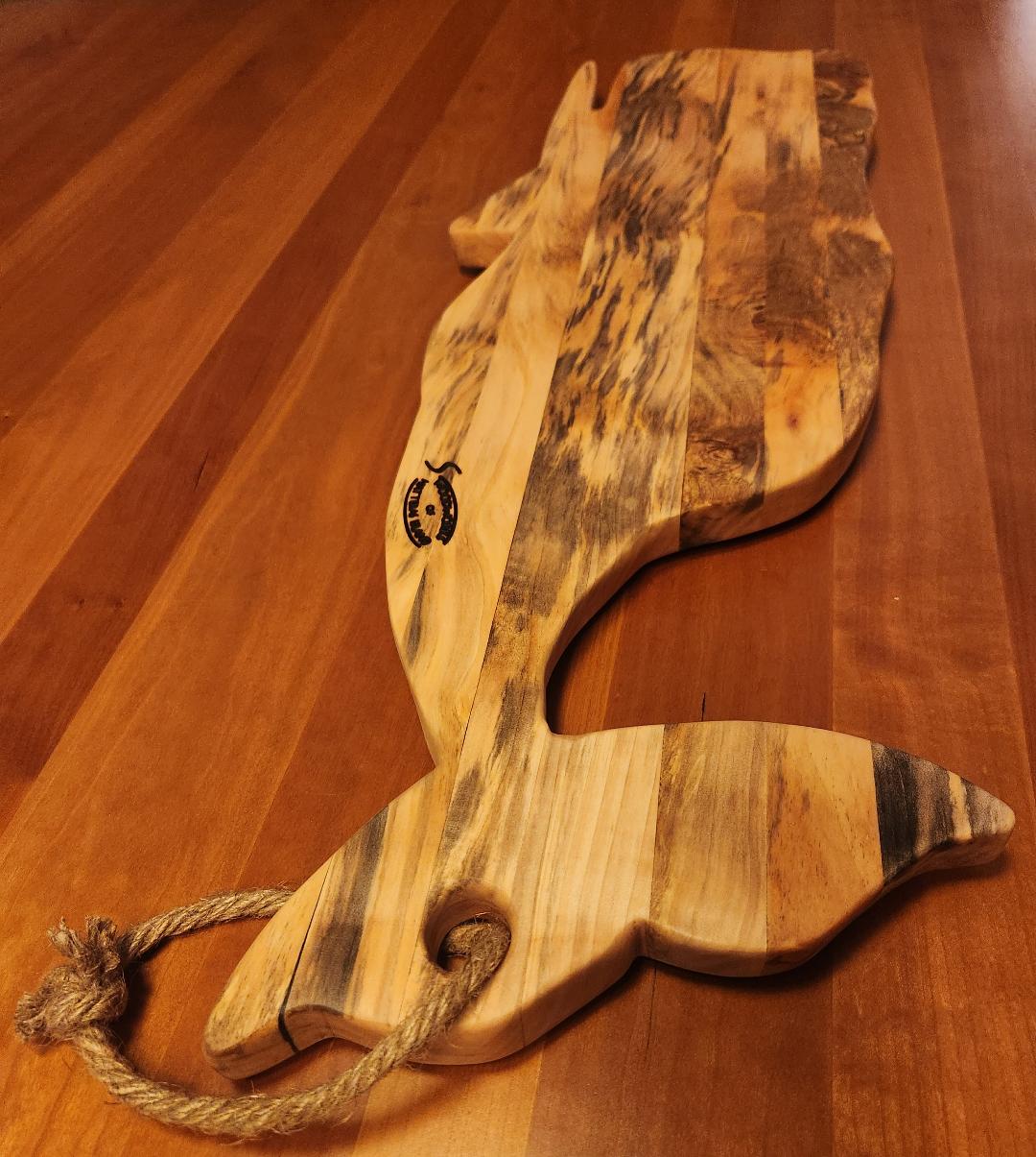 Whale Charcuterie/Cheese Board (Maple)